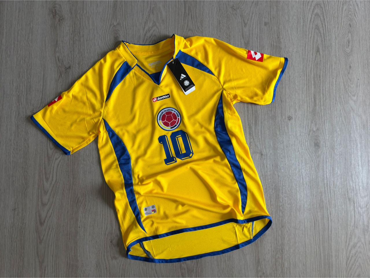 Camisa Selección Colombia Adidas Home 2007–2008 Normal